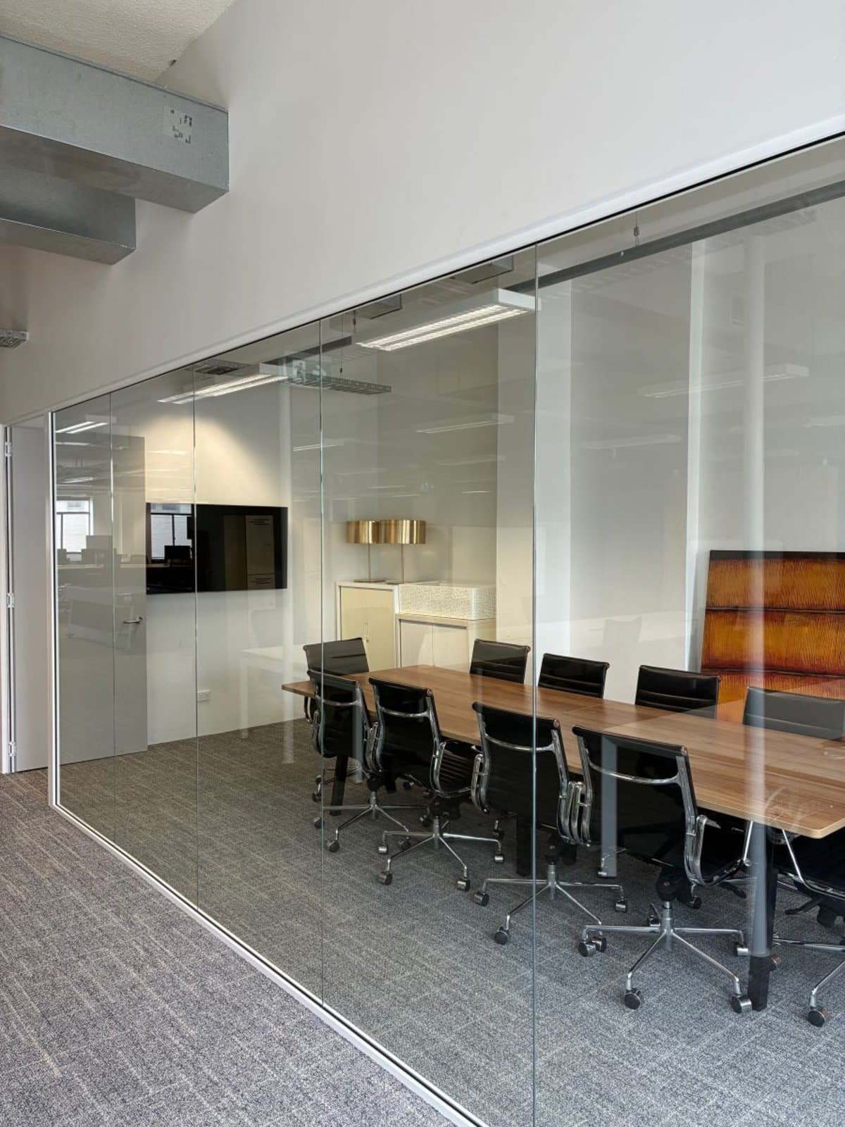 HBG Surry Hills HQ — Glass-walled boardroom