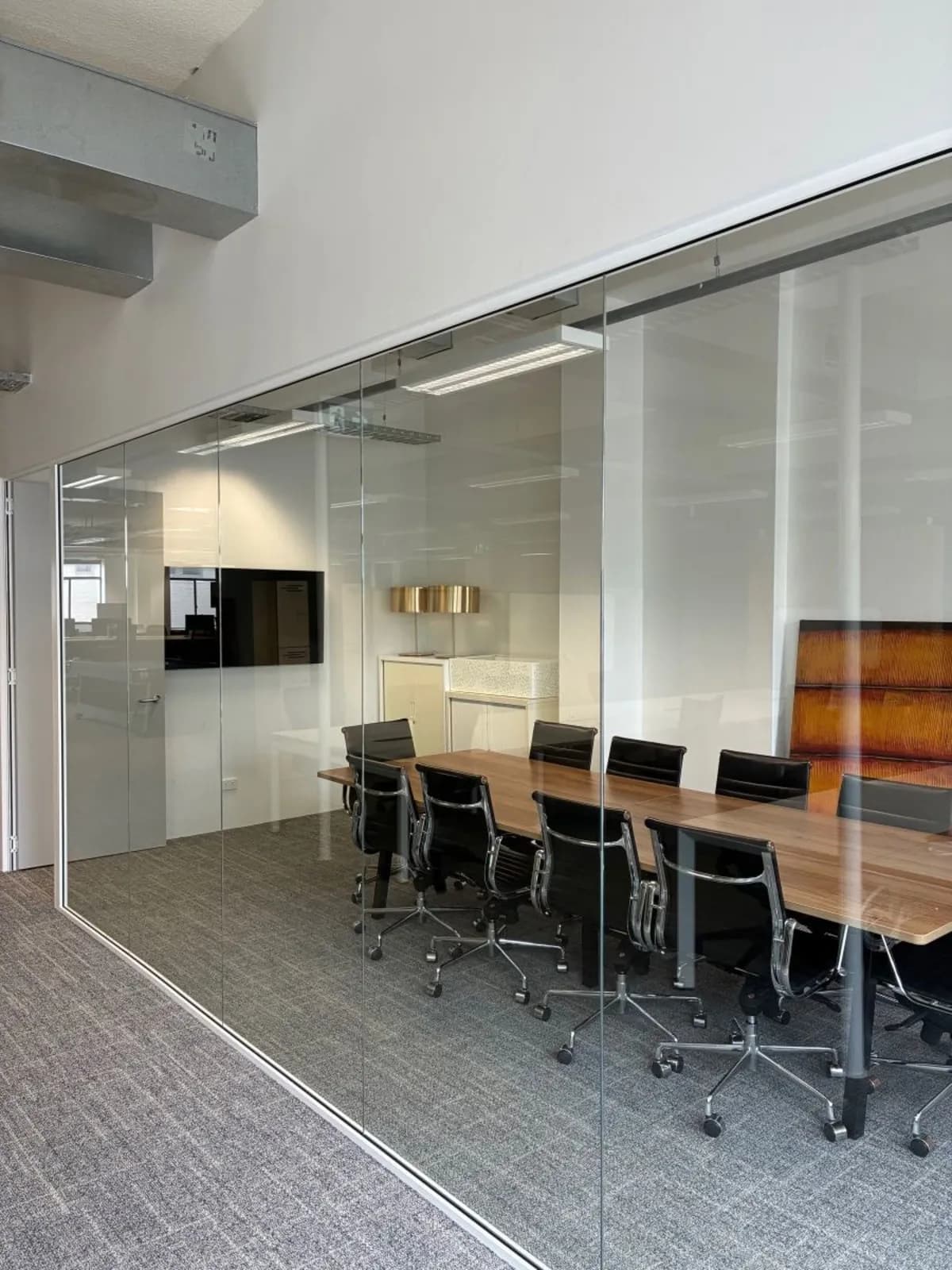 HBG Surry Hills HQ — Glass-walled boardroom