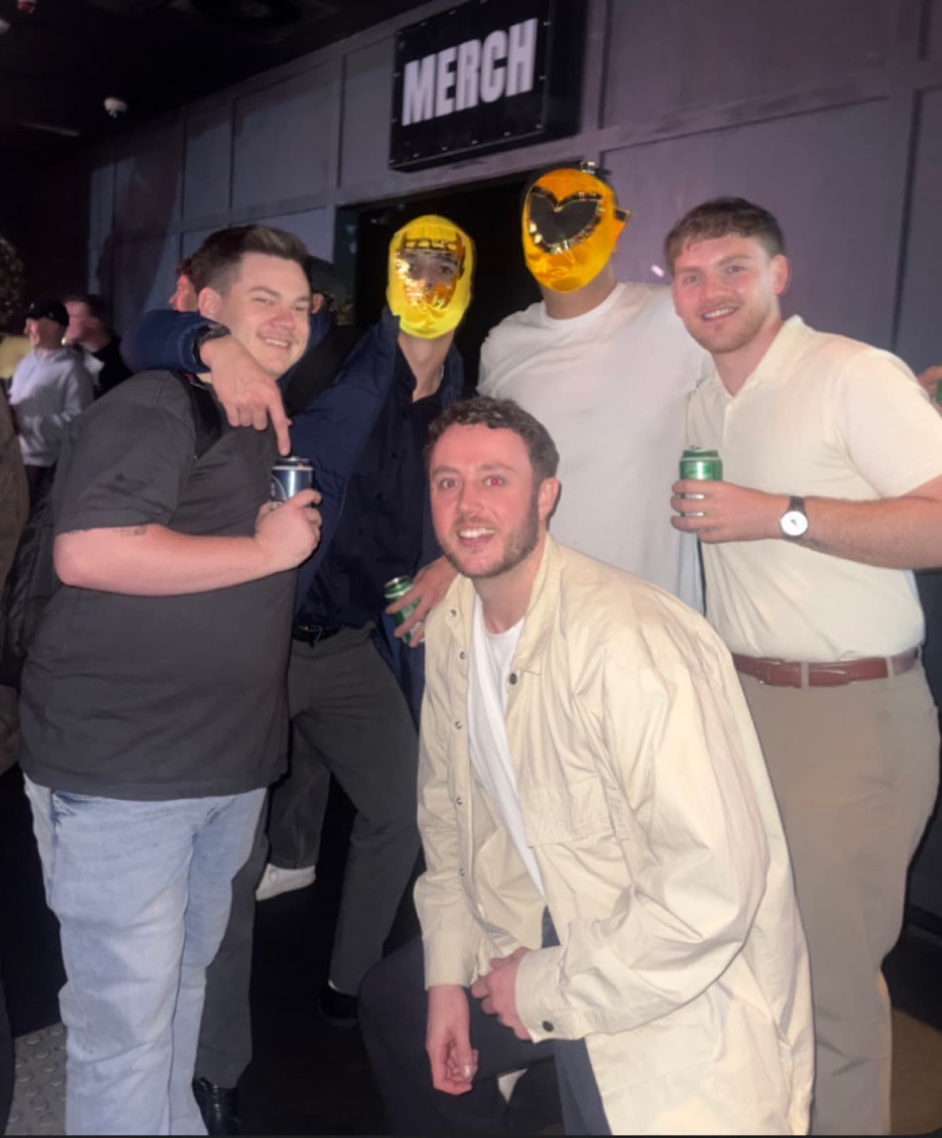 Some of the HBG team celebrating together on a night out